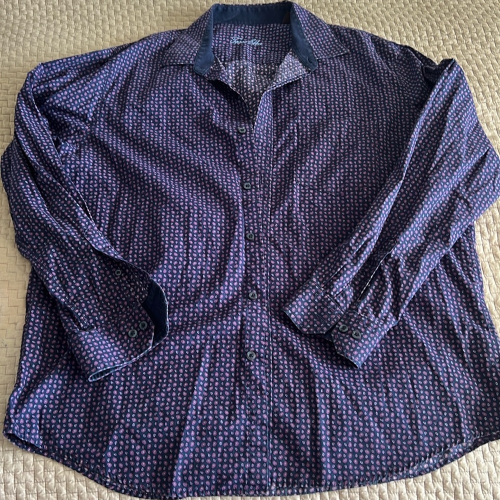 Men’s Tasso Elba button down shirt. Size XL